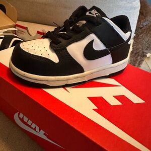 Nike Dunk Kids Black and White Sneakers